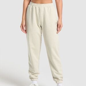 Gymshark Rest Day Sweats Jogger in beige marl